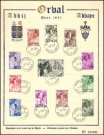 556/567° FS/HB - Fr/Nl  - 4ème Orval, Les Moines/4de Orval, Monnikenreeks/4. Orval, Die Mönche/4th Orval, The Monks - Souvenir Cards - Joint Issues [HK]