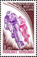 Andorre (F) Poste N** Yv:288 Mi:309 Campionats Del Mon De Ciclisme - Neufs