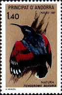 Andorre (F) Poste N** Yv:295 Mi:316 Natura Tichodroma Muraria - Unused Stamps