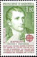 Andorre (F) Poste N** Yv:285 Mi:306 Europa Cept Napoleo Decret Impérial… - Unused Stamps