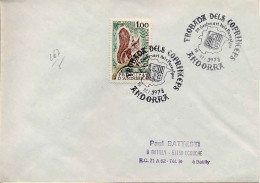 Andorre (F) Poste Obl Yv:267 Mi:288 Nature Ecureuil Fdc 19-oct-1978 - Used Stamps