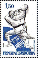 Andorre (F) Poste N** Yv:281 Mi:302 Campionats Del Mon Judo - Ongebruikt