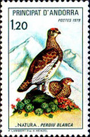 Andorre (F) Poste N** Yv:275 Mi:296 Natura Perdiu Blanca - Unused Stamps