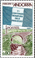 Andorre (F) Poste N** Yv:268 Mi:289 7e Centenari Signatura Dels Pareatges - Unused Stamps