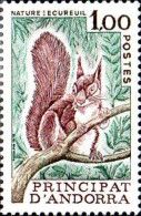 Andorre (F) Poste N** Yv:267 Mi:288 Nature Ecureuil - Unused Stamps