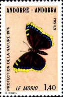 Andorre (F) Poste N** Yv:259 Mi:280 Protection De La Nature Le Morio (Petit Def.gomme) - Unused Stamps