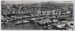 CPSM Boulogne-sur-Mer (P.-de-C.) 12 A - Vue Générale Aérienne - La Gare Maritime - Boulogne Sur Mer