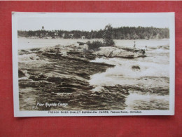 RPPC     French River Chalet Bungalow Camps.   Ontario   Canada   Ref 6422 - Sonstige & Ohne Zuordnung