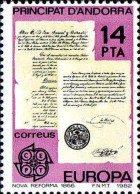 Andorre (E) Poste N** Yv:146 Mi:153 Europa Cept Nova Reforma 1866 - Unused Stamps