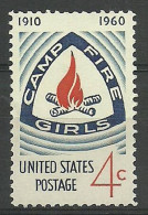 United States Of America 1960 Mi 797 MNH  (ZS1 USA797) - Firemen