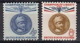 United States Of America 1960 Mi 795-796 MNH  (ZS1 USA795-796) - 2. Weltkrieg