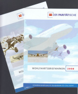 Germany Bund 2008 Special Booklet Set Kleinbogen Mi 2671-2672 Canceled AIRPLANES - Avions