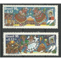 BRAZIL #2537-38   JUNE FESTIVALS -  FOLKLORE     1995   MNH - Neufs