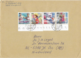 Postzegels > Europa > Duitsland > West-Duitsland >brief Met 4 Postzegels  (18425) - Autres & Non Classés