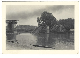 Photo Originale -  Allemagne -  Guerre 1939 - 1945 -  Soldats Allemands -  Environ De Toucy - 89 Aux Abords De L'yonne - - War, Military