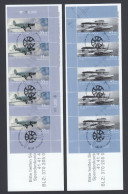 Germany Bund 2008 Special Red Cross Booklet Set Mi 2670-2672 Canceled AIRPLANES - Avions