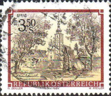 Autriche Poste Obl Yv:1596 Mi:1768 Abbaye De Geras Dents Courtes (cachet Rond) - Gebraucht