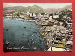 Cartolina - Sestri Ponente ( Genova ) - Panorama E Spiaggia - 1951 - Genova (Genua)