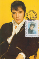 Carte  Maximum    FRANCE    ELVIS  PRESLEY   50éme   Anniversaire   PARIS   2009 - Autres & Non Classés