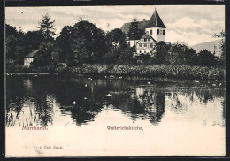 AK Murrhardt, Walterichskirche Vom Wasser Aus Gesehen  - Other & Unclassified