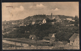 AK Leonberg / Württ., Ortsansicht Mit Bauernhaus Aus Der Vogelschau  - Leonberg