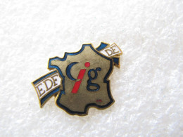 PIN'S    EDF   DE   CIG  Email Grand Feu - EDF GDF