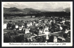 AK Freilassing /Obb., Teilansicht Mit Blick Gegen Salzburg  - Freilassing