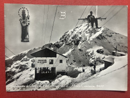 Cartolina - Santuario Di Oropa - Seggiovia Al Monte Camino - 1966 - Biella
