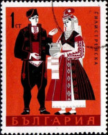 Bulgarie Poste Obl Yv:1641 Mi:1842 Costumes Régionaux Silistra (Beau Cachet Rond) - Oblitérés