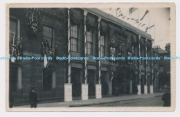 C006881 Building. Unknown Place. Decorations. Flags - Monde