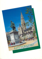 Belgium Antwerpen Cathedral And Rubens Statue - Antwerpen