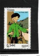 FRANCE 2007 Les Voyages De Tintin, Tchang,  Cachet Rond Yvert 4056 Oblitéré - Used Stamps