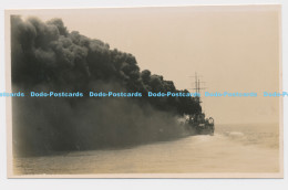 C006904 HMS Valiant. Smoke. R. N. Photographic Section. H. M. S. Chrysanthemum - World