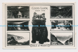 C007675 Good Luck From Isle Of Wight. RP. Nigh. 1957. Multi View - World