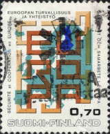 Finlande Poste Obl Yv: 689 Mi:726 Securité Et Coopération En Europe (Obli. Ordinaire) - Used Stamps
