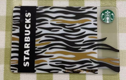 China 2020 Starbucks Card, Used - Cartes Cadeaux