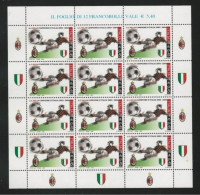 ● ITALIA 2003 / 2004 ֍ Milan Campione D' Italia ● Mini Foglio ** ● Cat. ? ️● Lotto  X ️● - Blocks & Sheetlets