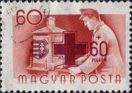 Hongrie Poste Obl Yv:1215 Mi:1485 Croix-Rouge Facteur (cachet Rond) - Used Stamps