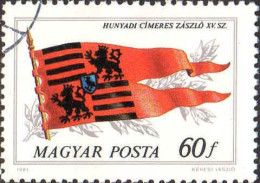 Hongrie Poste Obl Yv:2755 Mi:3487A Drapeau Famille Hunyadi (cachet Rond) - Oblitérés
