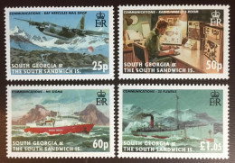 South Georgia 2006 Communications Aircraft Ships MNH - Géorgie Du Sud