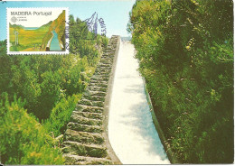 31088 - Carte Maximum - Portugal - Europa CETP Madeira - Levada Canal De água - Canal D' Eau - Maximumkarten (MC)