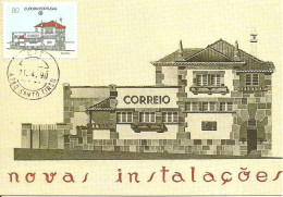 31089 - Carte Maximum - Portugal - Europa CETP 90 - EStação Correios Santo Tirso - Post Office Bureau De Poste - Maximumkarten (MC)