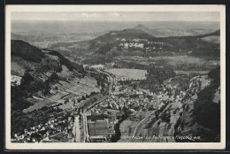 AK Unterhausen / Reutlingen, Panoramaansicht  - Reutlingen