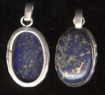 Antique Nepal Lapis Lazuli Pendant Ca 1900 Simple And Intricate Work - Pendants