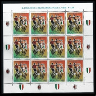 ● ITALIA 1998 / 1999 ֍ Milan Campione D' Italia ● Mini Foglio ** ● Cat. ? ️● Lotto 42 X ️● - Blocks & Sheetlets