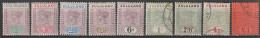 ZULULAND - 1894 - YVERT N°14/22 * MH / OBLITERES (22 SIGNE CALVES) - COTE = 1100 EUR - Zululand (1888-1902)