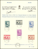 532/537° FS/HB Fr/Nl - Au Profit De La Fondation Musicale Reine/Ten Voordele Van De Muziekstichting Koningin - Elisabeth - Cartes Souvenir – Emissions Communes [HK]