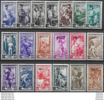 1950-54 Trieste A "Italia Al Lavoro" 19v. MNH Sassone N. 89/107 - Non Classés