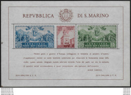 1945 San Marino Carducci MS Variety MNH Sassone N. 6d - Other & Unclassified