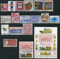 DENMARK 1987 Complete  Issues Used.  Michel 888-904 - Used Stamps